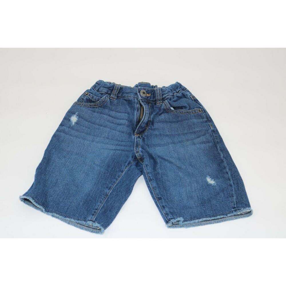 Gymboree Boys Outfit Bundle Denim Shorts Short Sleeve Size Small 5/6 - Picture 4 of 11